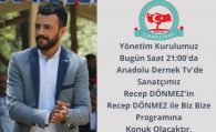 Yönetim Kurulumuz Anadolu Dernek TV’de